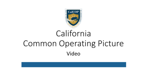 Video – Cal COP for Threat Awareness